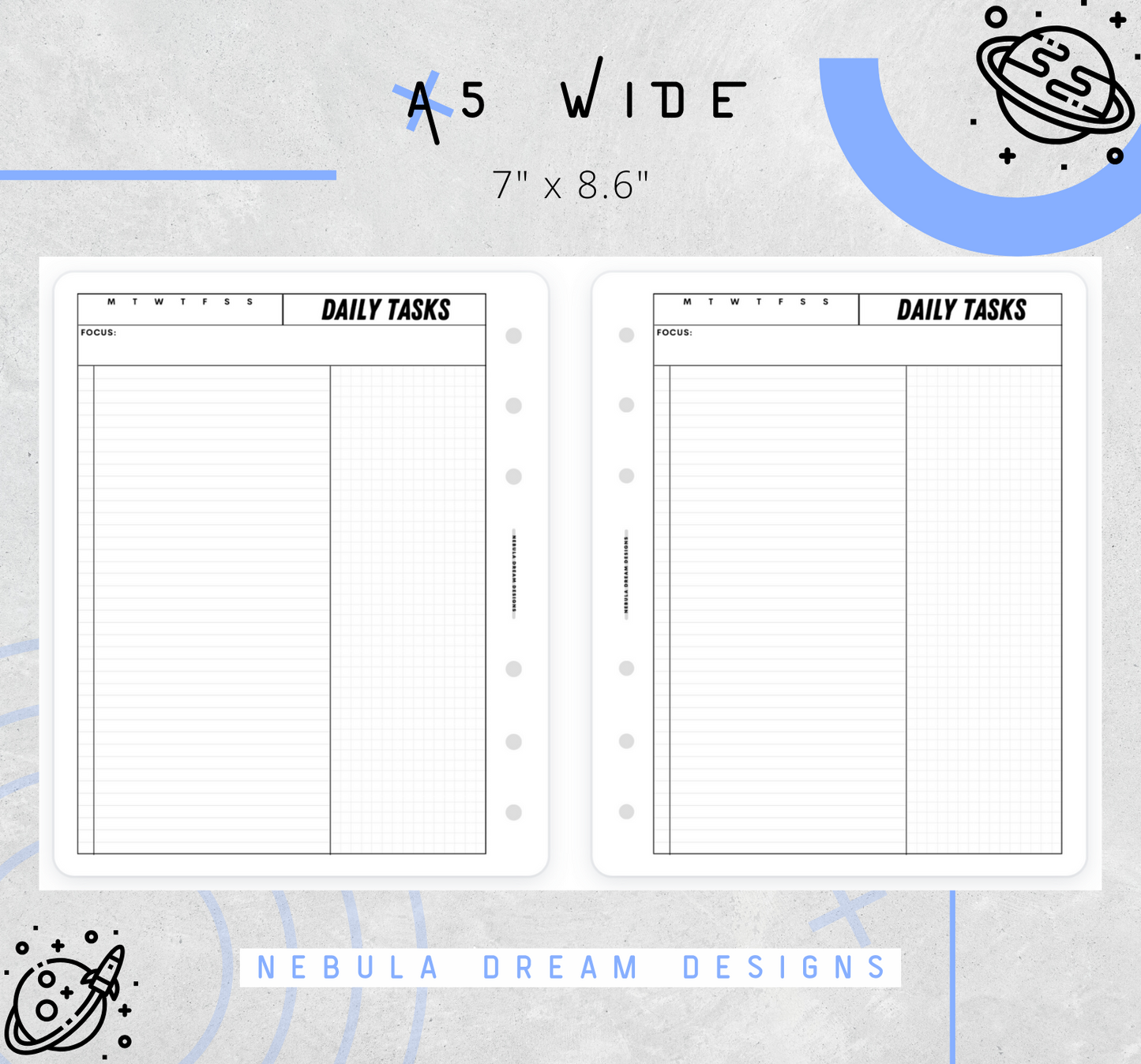 Nylo Inserts - Daily Tasks