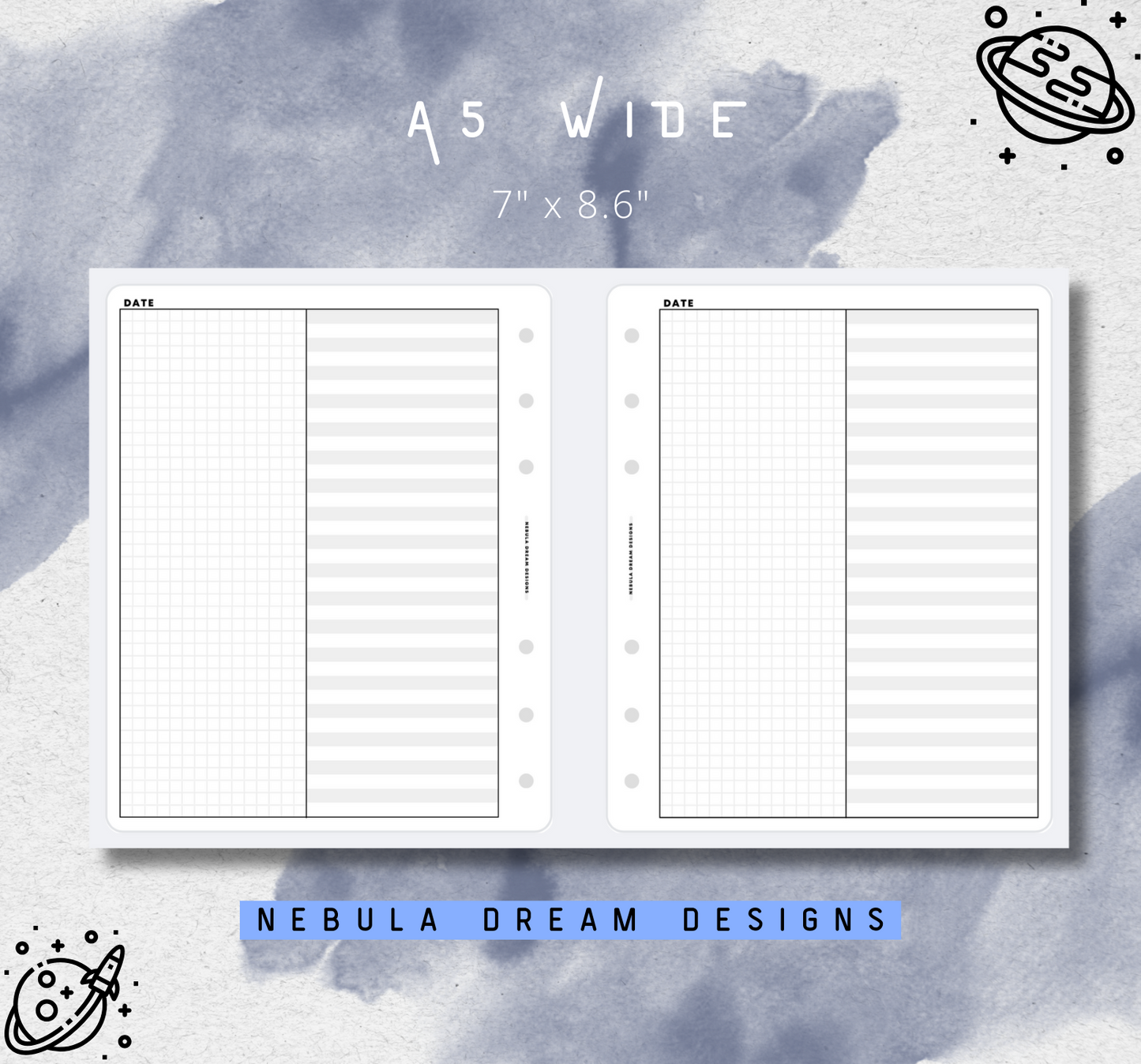 ✦NEW✦ Minimal Inserts - Dated Columns