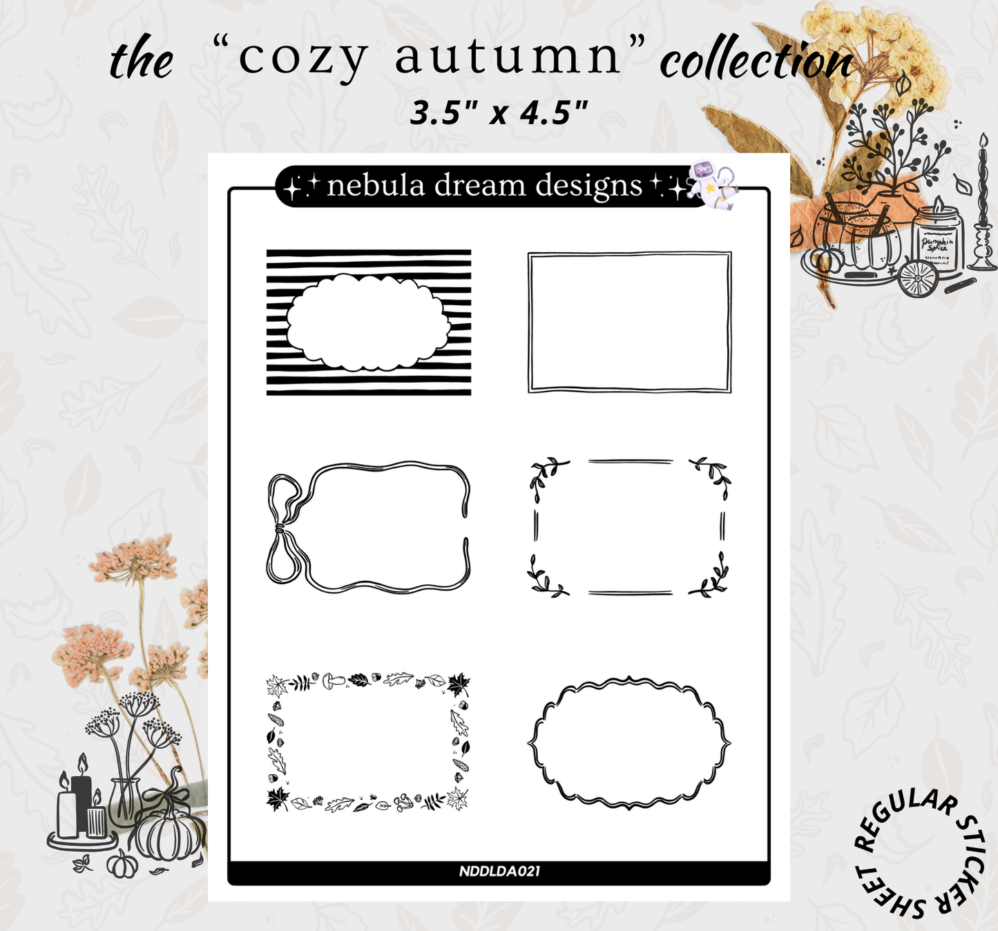 ✦NEW✦ "Cozy Autumn" Sticker Sheet
