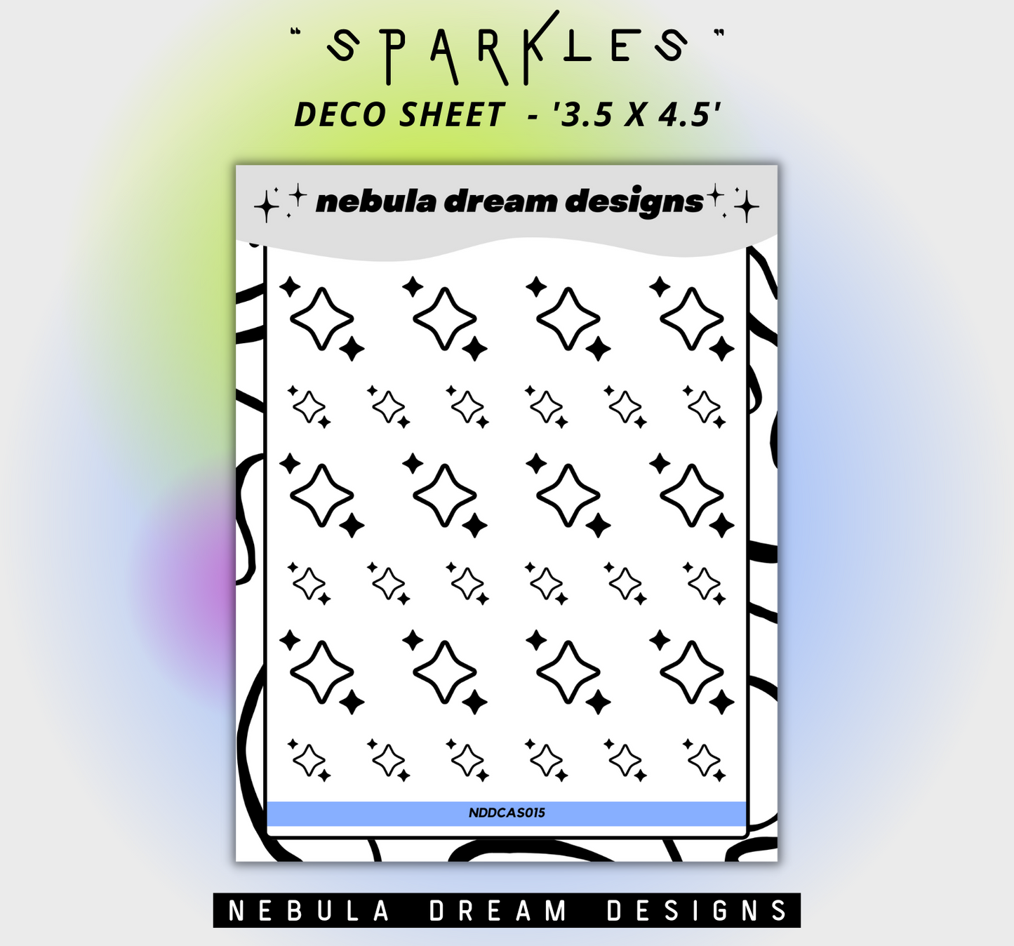 Sparkles Sticker Sheet