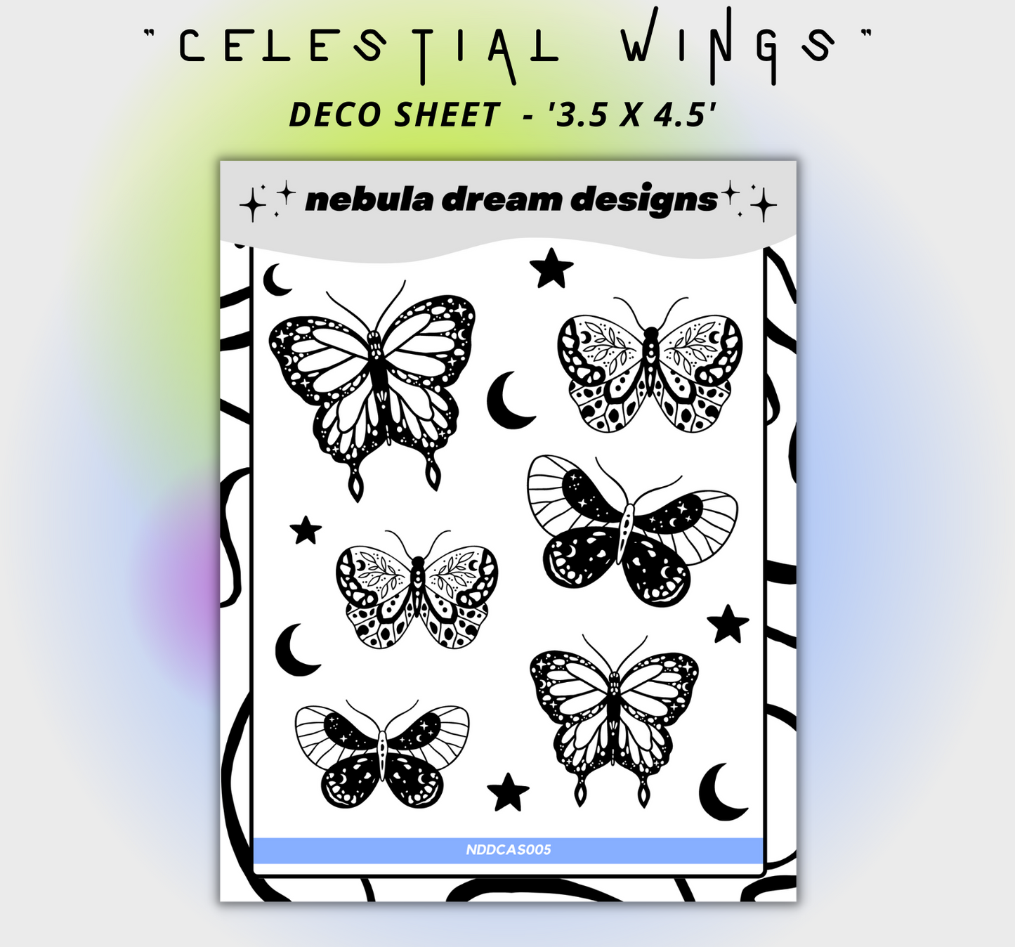 "Celestial Wings" Sticker Sheet