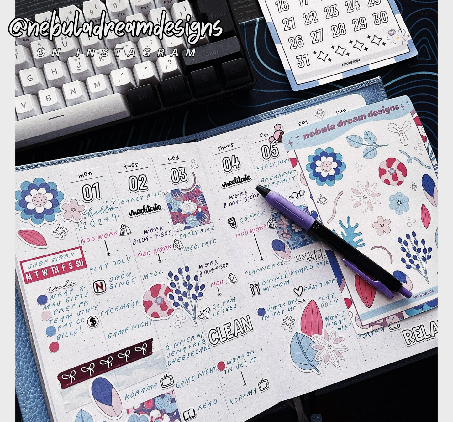 Deco Collection - "Winter Flora"