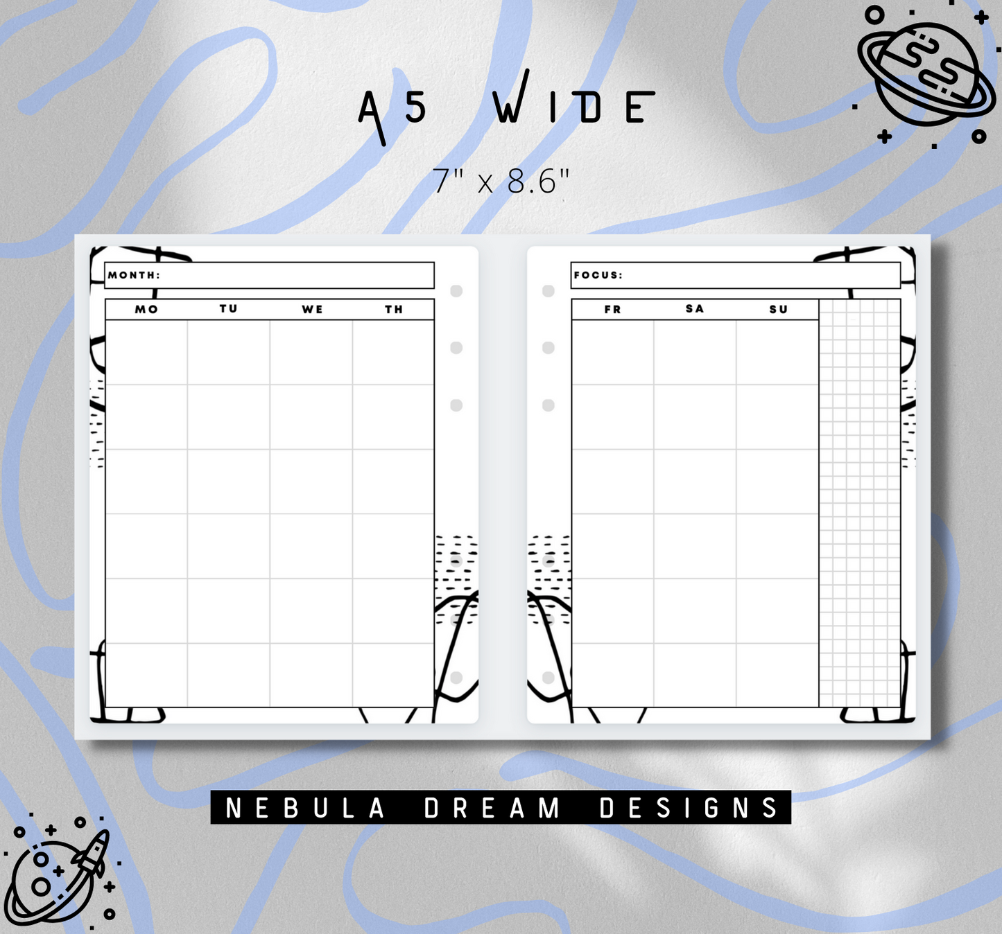 Lecia Inserts - MO2P w/ Grid Notes