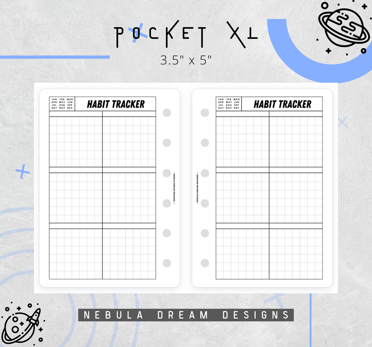 Nylo Inserts - Habit Tracker