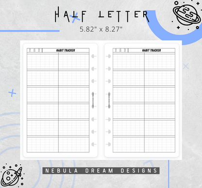 Nylo Inserts - Habit Tracker