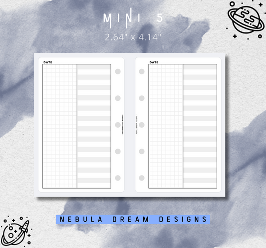✦NEW✦ Minimal Inserts - Dated Columns