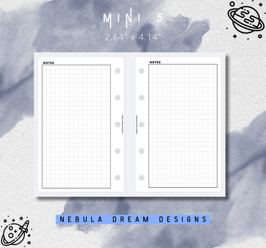 ✦NEW✦ Minimal Inserts - Notes