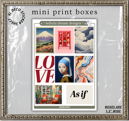 ✦NEW✦ Mini Prints Sticker Sheets
