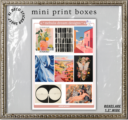 ✦NEW✦ Mini Prints Sticker Sheets