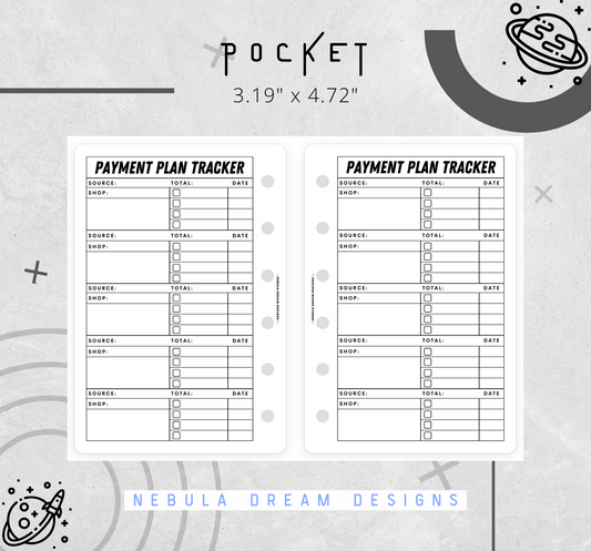 Nylo Inserts - Payment Plan Tracker