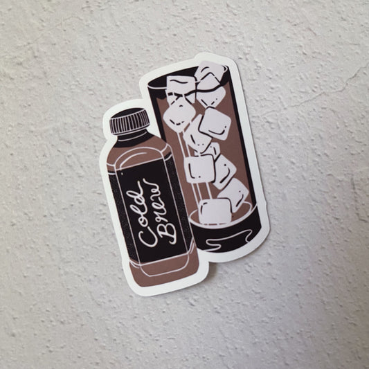 ✦NEW✦ Cold Brew Diecut Sticker